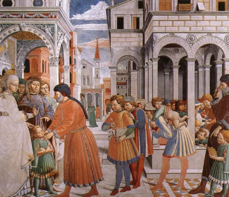 Scenes From the Life of St.Augustine, Benozzo Gozzoli